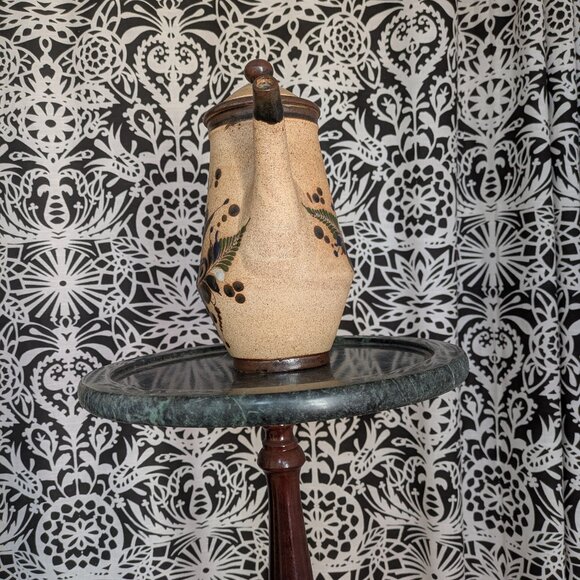 9" Netzi Pottery Teapot Mexico - Picture 5 of 6